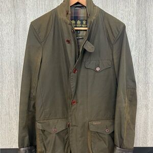 Barbour Olive Green Commander Field Jacket